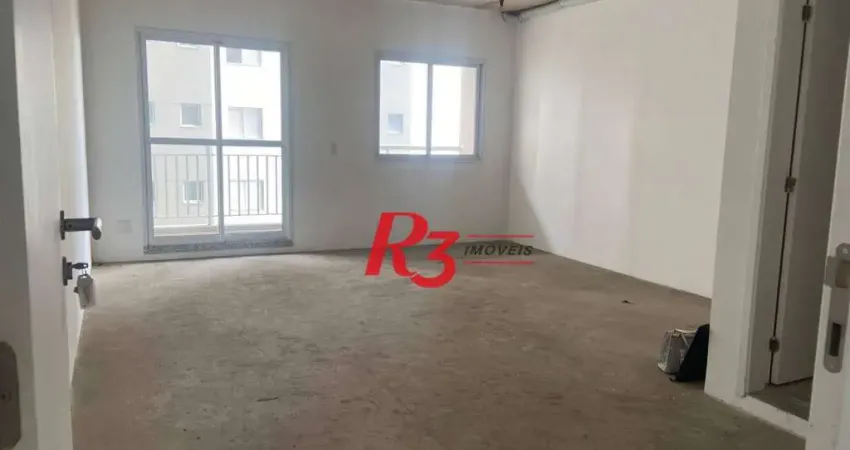 Conjunto para alugar, 48 m² por r$ 3.000,00/mês - vila matias - santos/sp