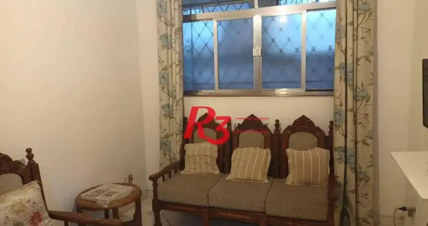 Apartamento com 2 dormitórios à venda, 65 m² por r$ 335.000,00 - campo grande - santos/sp