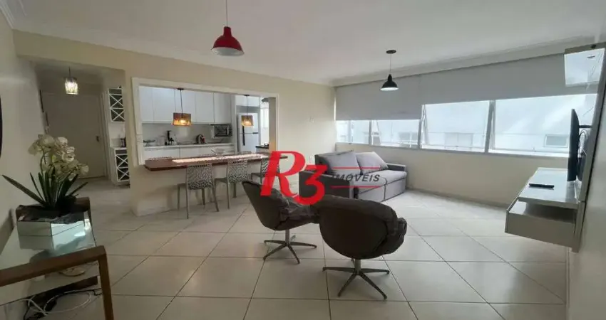 Apartamento à venda, 104 m² por r$ 620.000,00 - vila alzira - guarujá/sp