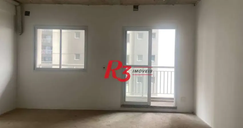 Conjunto para alugar, 48 m² por r$ 3.000,00/mês - vila matias - santos/sp