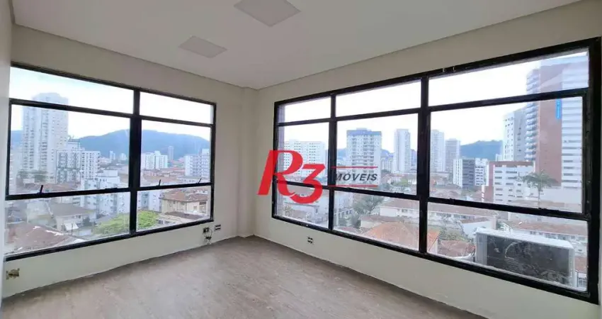 Sala à venda, 85 m² por r$ 750.000,00 - vila matias - santos/sp