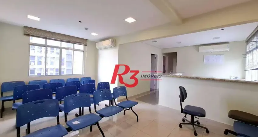 Sala comercial com 4 salas à venda na Avenida Ana Costa, 361, Gonzaga, Santos