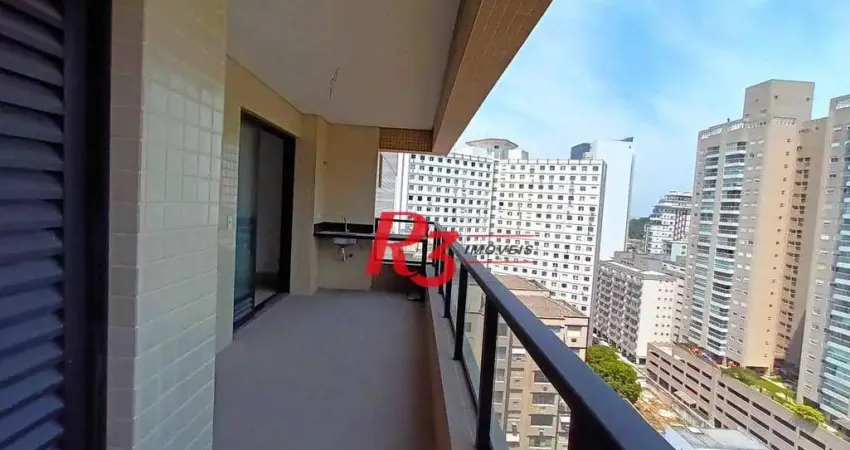 Apartamento com 2 dormitórios à venda, 75 m² por r$ 986.420,00 - josé menino - santos/sp