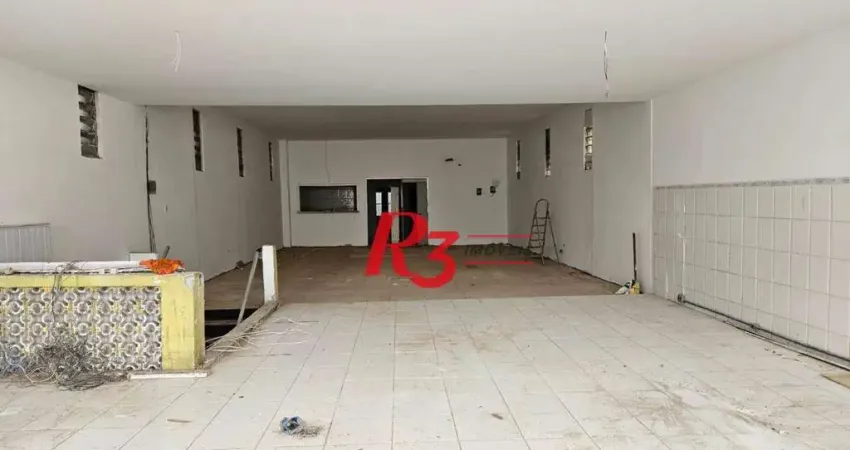 Sala para alugar, 150 m² por r$ 4.500,00/mês - centro - santos/sp