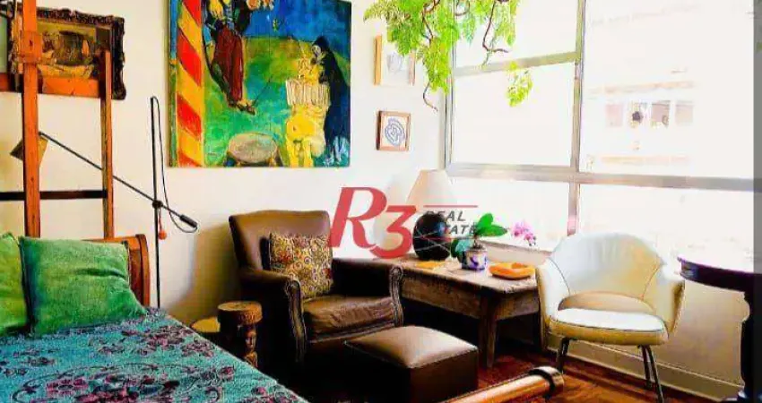 Apartamento à venda, 55 m² por r$ 370.000,00 - boqueirão - santos/sp