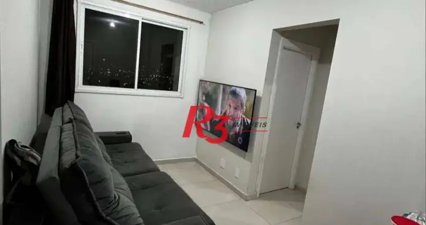 Apartamento com 2 dormitórios à venda, 45 m² por r$ 300.000,00 - castelo - santos/sp