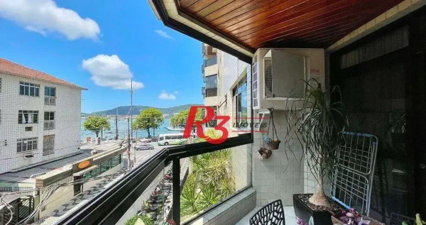 Apartamento, 150 m² - venda por r$ 1.600.000,00 ou aluguel por r$ 18.000,00/mês - ponta da praia - santos/sp