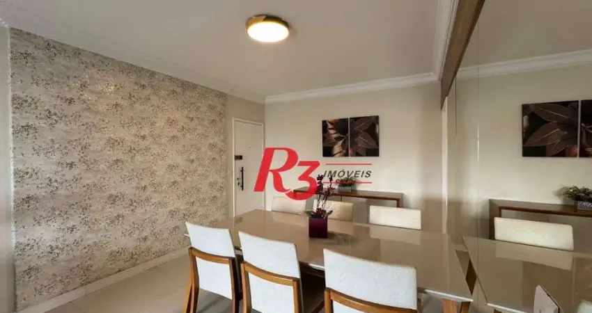 Apartamento com 3 dormitórios à venda, 114 m² por r$ 995.000,00 - ponta da praia - santos/sp