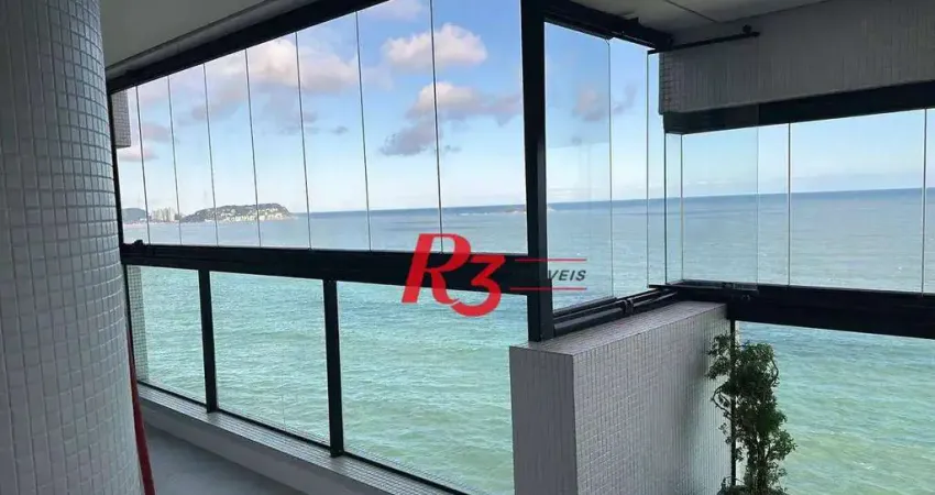 Apartamento com 3 dormitórios para alugar, 220 m² por r$ 10.000,00/mês - acapulco - guarujá/sp