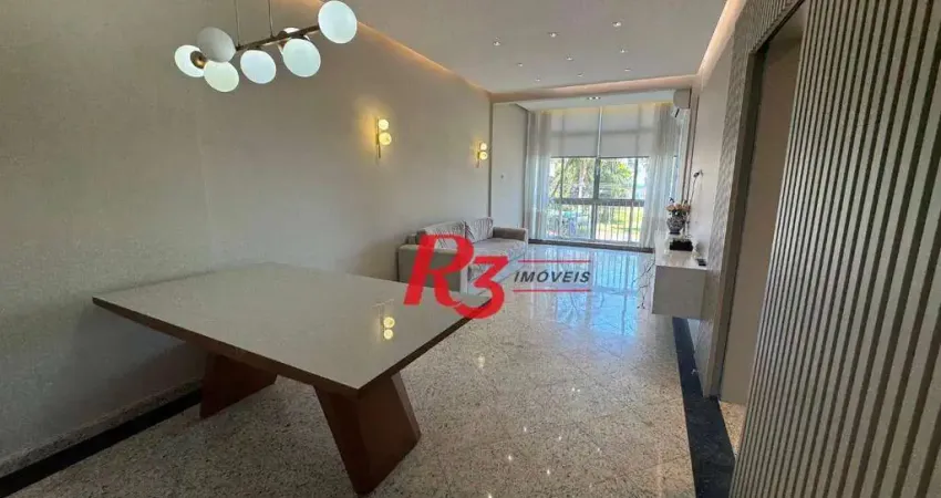 Apartamento com 2 dormitórios para alugar, 107 m² por r$ 11.000,02/mês - ponta da praia - santos/sp