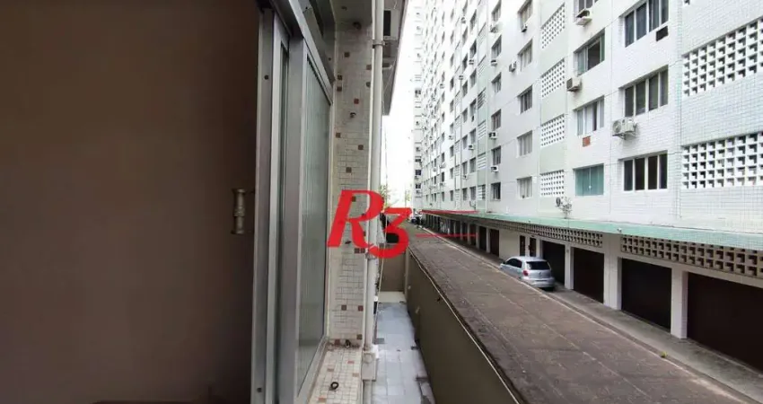 Apartamento com 2 dormitórios para alugar, 90 m² por r$ 3.200,00/mês - embaré - santos/sp