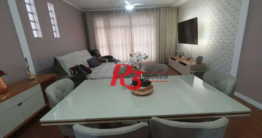 Casa com 3 dormitórios à venda, 149 m² por r$ 910.000,00 - vila belmiro - santos/sp
