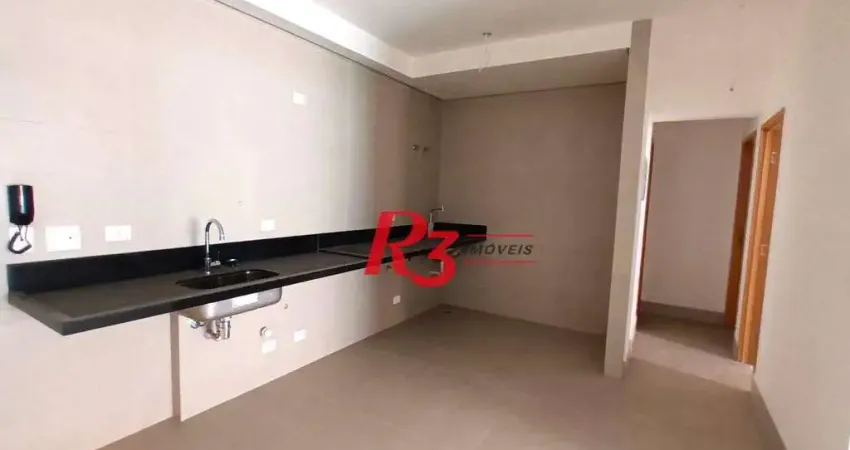 Apartamento com 2 dormitórios à venda, 75 m² por r$ 946.420,00 - josé menino - santos/sp
