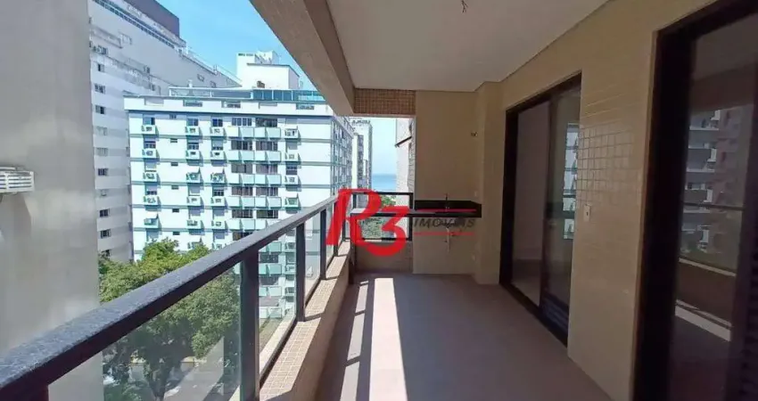 Apartamento com 2 dormitórios à venda, 75 m² por r$ 916.420,00 - josé menino - santos/sp