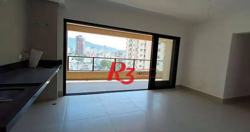 Apartamento com 2 dormitórios à venda, 75 m² por r$ 926.420,00 - josé menino - santos/sp