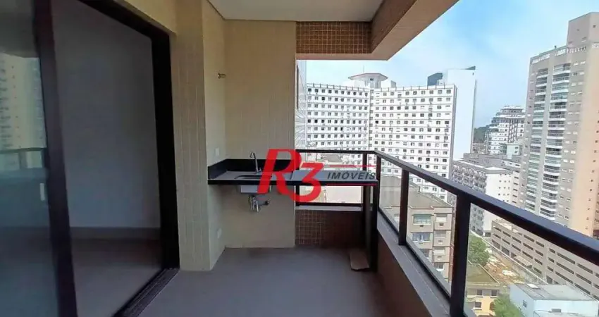 Apartamento com 2 dormitórios à venda, 75 m² por r$ 1.206.420,00 - josé menino - santos/sp