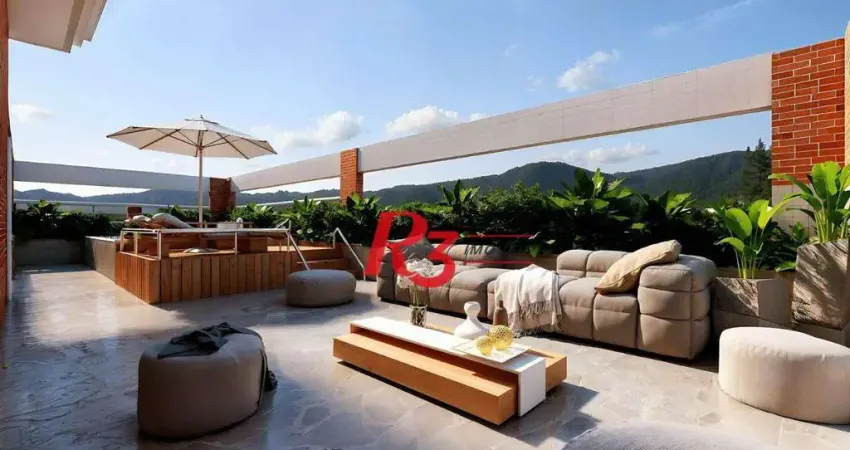 Cobertura com 3 dormitórios à venda, 323 m² por r$ 4.000.000,00 - canto do forte - praia grande/sp