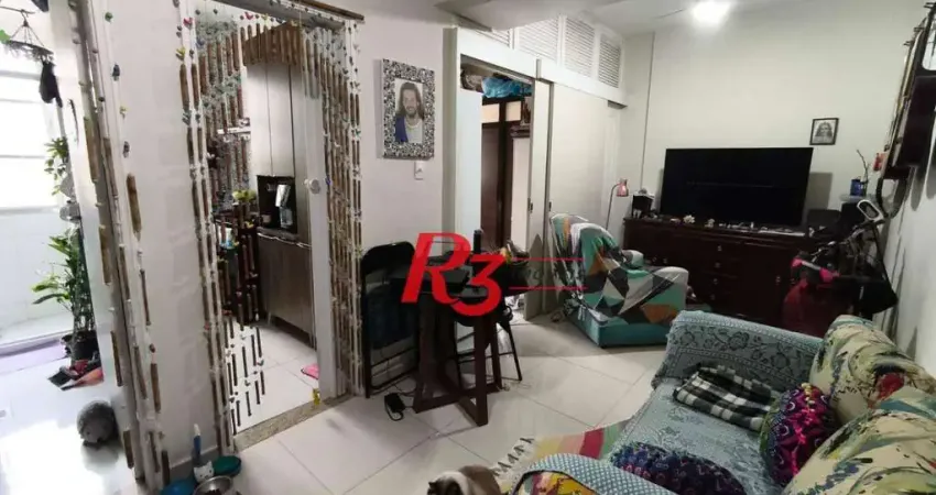 Apartamento à venda, 39 m² por r$ 325.000,00 - josé menino - santos/sp