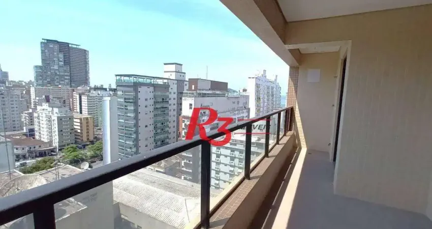 Apartamento com 2 dormitórios à venda, 75 m² por r$ 1.066.420,00 - josé menino - santos/sp