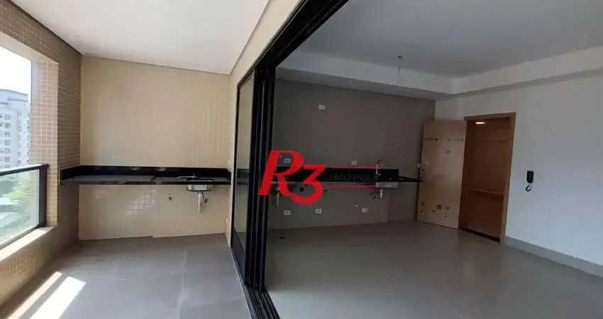 Apartamento com 2 dormitórios à venda, 75 m² por r$ 1.066.420,00 - josé menino - santos/sp