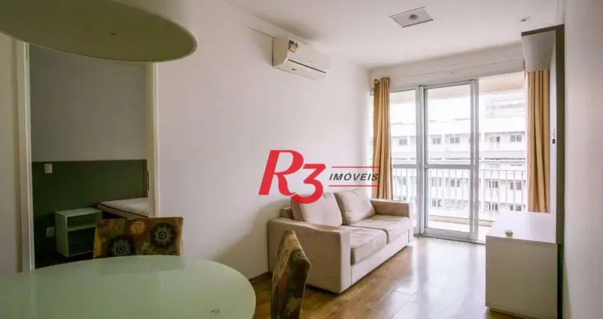 Apartamento com 1 dormitório à venda, 43 m² por r$ 400.000,00 - vila matias - santos/sp