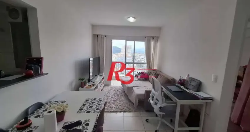 Apartamento com 2 dormitórios à venda, 69 m² por r$ 680.000,00 - encruzilhada - santos/sp