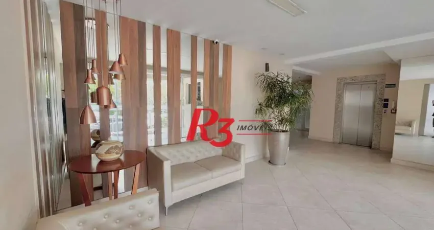 Apartamento com 3 dormitórios à venda, 77 m² por r$ 690.000,00 - ponta da praia - santos/sp