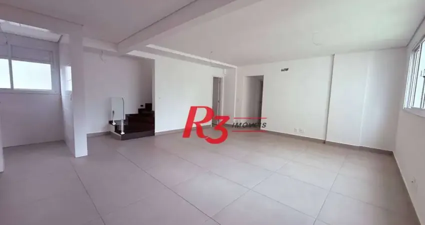 Cobertura com 3 dormitórios à venda, 209 m² por r$ 2.769.228,00 - boqueirão - santos/sp