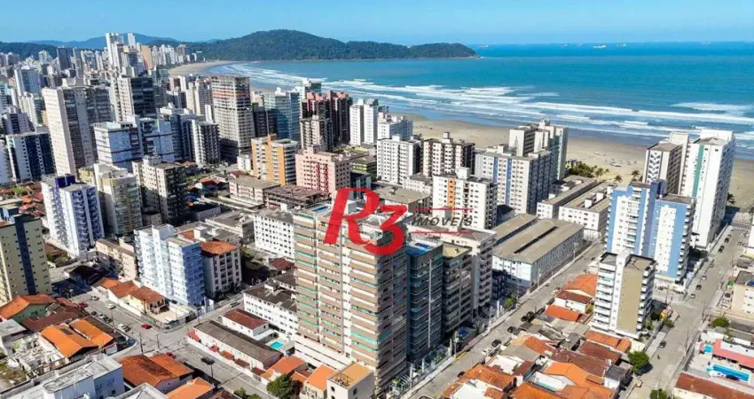 Apartamento com 2 dormitórios à venda, 70 m² por r$ 590.000,00 - vila guilhermina - praia grande/sp