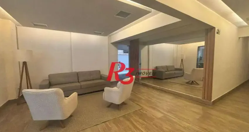Apartamento com 2 dormitórios à venda, 77 m² por r$ 950.000,00 - gonzaga - santos/sp