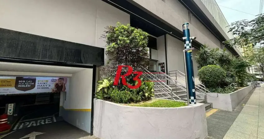 Loja para alugar, 24 m² por r$ 6.381,00/mês - gonzaga - santos/sp