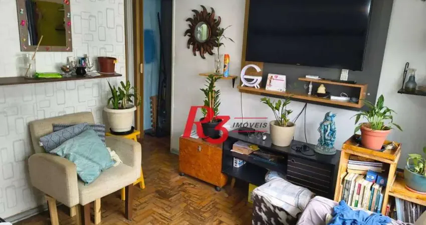 Apartamento com 2 dormitórios à venda, 43 m² por r$ 300.000,00 - aparecida - santos/sp