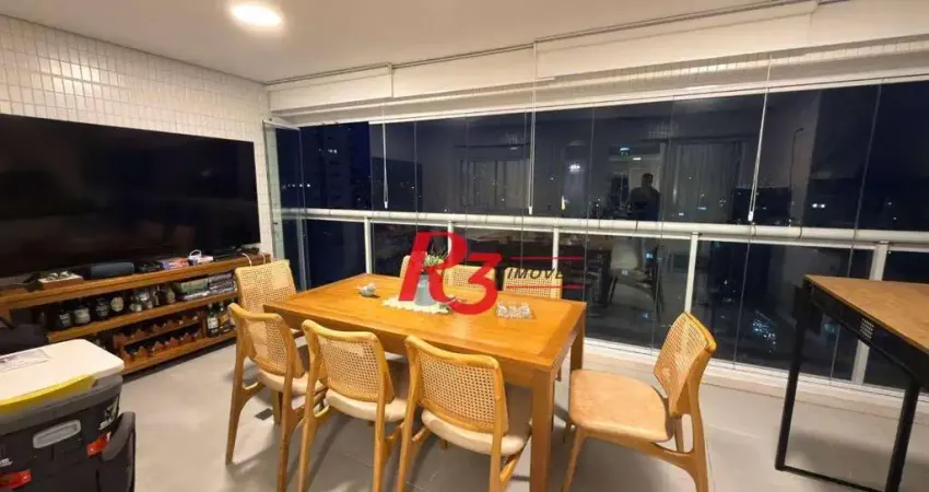 Apartamento à venda, 143 m² por r$ 2.550.000,00 - boqueirão - santos/sp