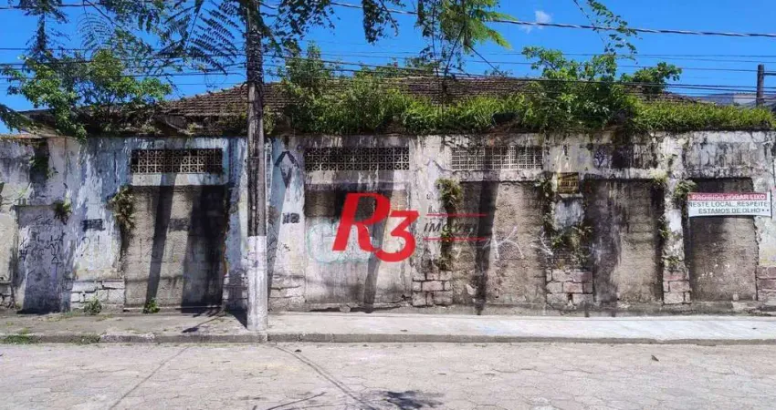 Terreno à venda, 518 m² por r$ 430.000,00 - catiapoã - são vicente/sp