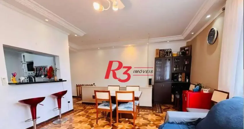 Casa com 3 dormitórios à venda, 113 m² por r$ 750.000,00 - marapé - santos/sp
