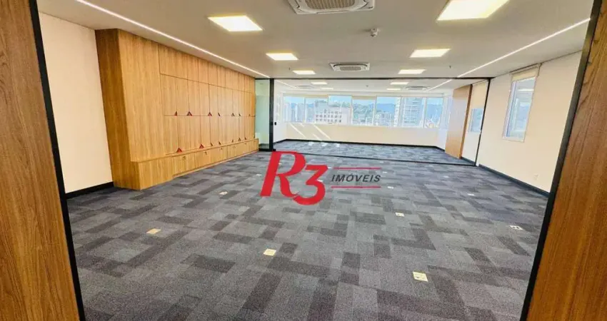 Sala comercial com 4 salas para alugar na Praça dos Expedicionários, 19, Gonzaga, Santos