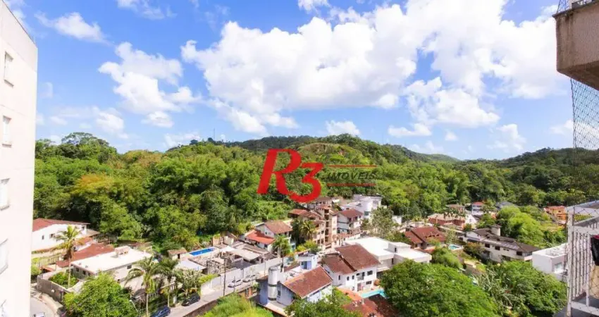 Apartamento com 2 dormitórios à venda, 54 m² por r$ 330.000,00 - morro de nova cintra - santos/sp