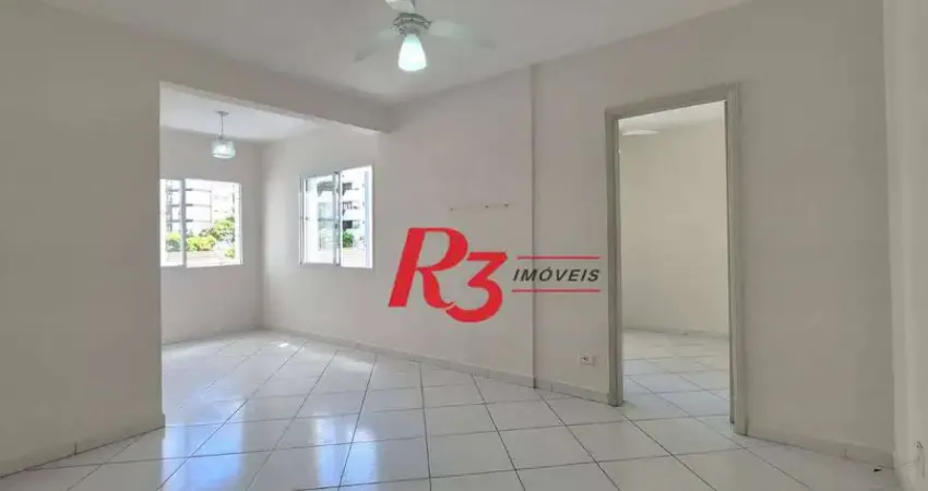 Apartamento com 1 dormitório à venda, 53 m² por r$ 390.000,00 - boqueirão - santos/sp