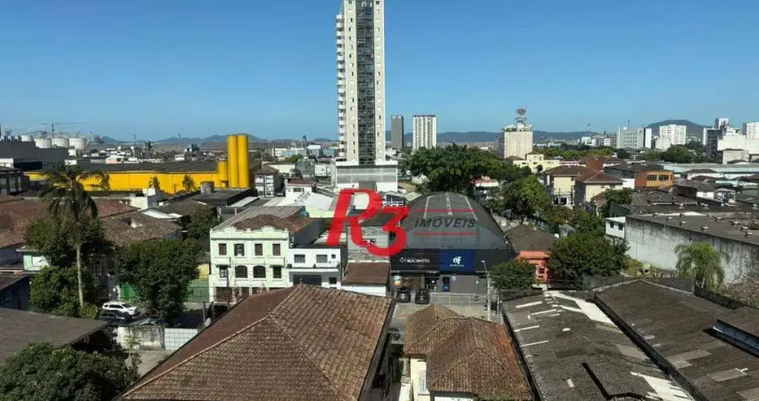 Sala para alugar, 112 m² por r$ 4.500,00/mês - gonzaga - santos/sp