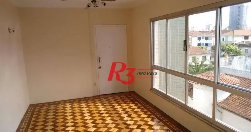 Apartamento com 3 dormitórios à venda, 110 m² por r$ 869.000,00 - embaré - santos/sp