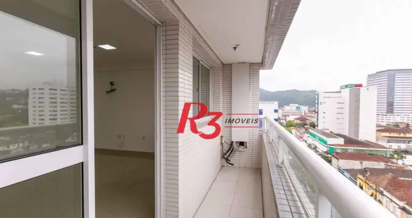 Sala para alugar, 53 m² por r$ 3.400,02/mês - vila matias - santos/sp