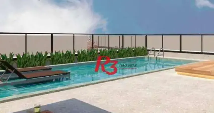 Apartamento com 2 dormitórios à venda, 70 m² por r$ 695.000,00 - josé menino - santos/sp