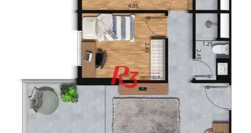 Apartamento com 2 dormitórios à venda, 69 m² por r$ 635.000,00 - josé menino - santos/sp