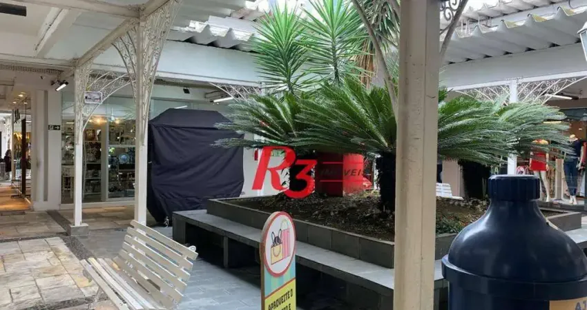 Loja para alugar, 24 m² por r$ 10.260,00/mês - boqueirão - santos/sp