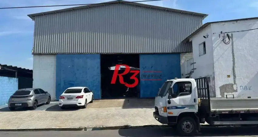 Galpão para alugar, 900 m² por r$ 18.000,00/mês - parque são vicente - são vicente/sp