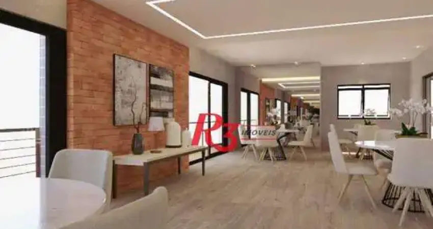 Apartamento com 2 dormitórios à venda, 70 m² por r$ 915.000,00 - josé menino - santos/sp