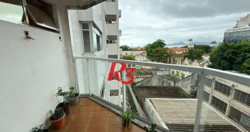 Apartamento com 3 dormitórios à venda, 140 m² por r$ 860.000,00 - aparecida - santos/sp