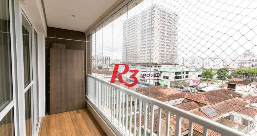 Apartamento com 2 dormitórios, 69 m² - venda por r$ 610.000,00 ou aluguel por r$ 5.000,02/mês - encruzilhada - santos/sp