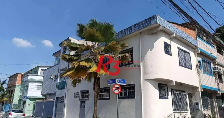 Sobrado com 3 dormitórios à venda, 135 m² por r$ 300.000,00 - bom retiro - santos/sp