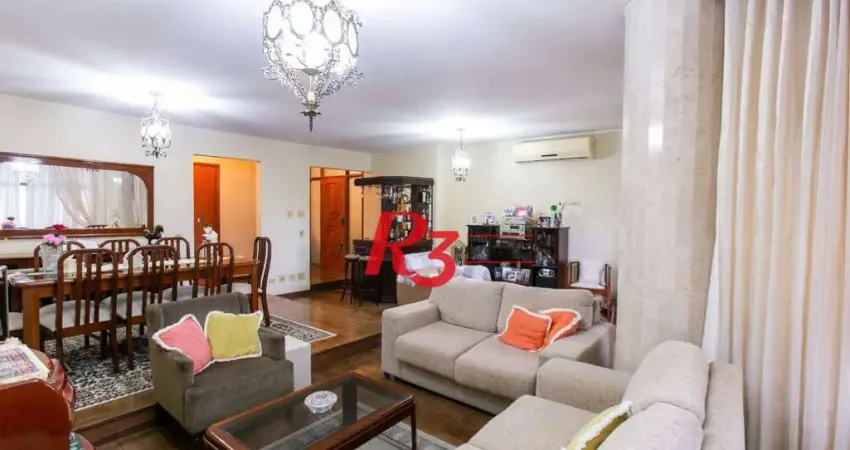 Apartamento com 3 dormitórios à venda, 183 m² por r$ 1.150.000,00 - gonzaga - santos/sp